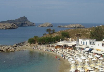 IN & AROUND LINDOS. Pallas beach summer