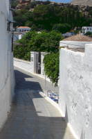 IN & AROUND LINDOS. lindos street